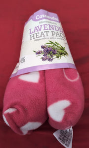 Cassandra Fleece Lavender and Wheat Filled Heat Cool Pack (packaging damaged)