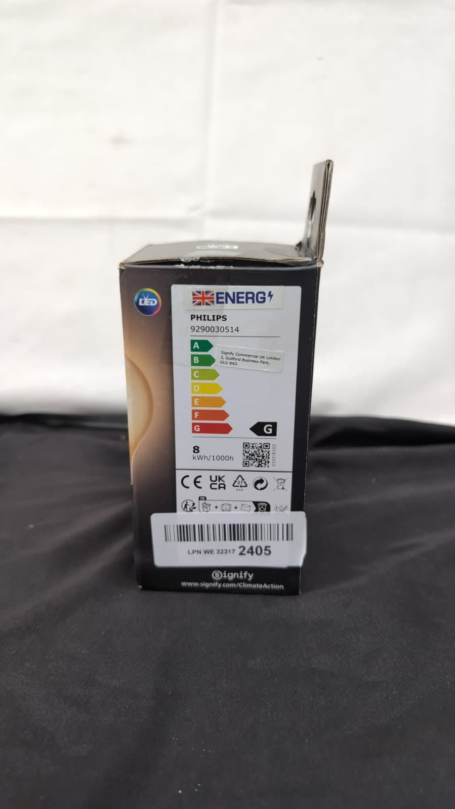 Philips Hue White Filament Regular LED Smart Light Bulb 1 Pack ,E27 (BOXDAMAGED)