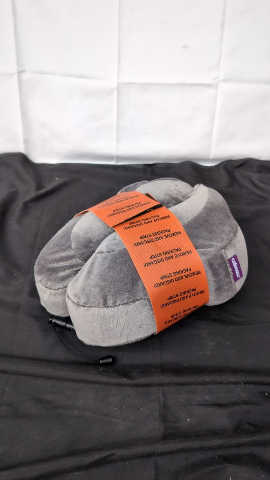 Cabeau Evolution Plus Travel Neck Pillow - Memory Foam Neck Support -Grey