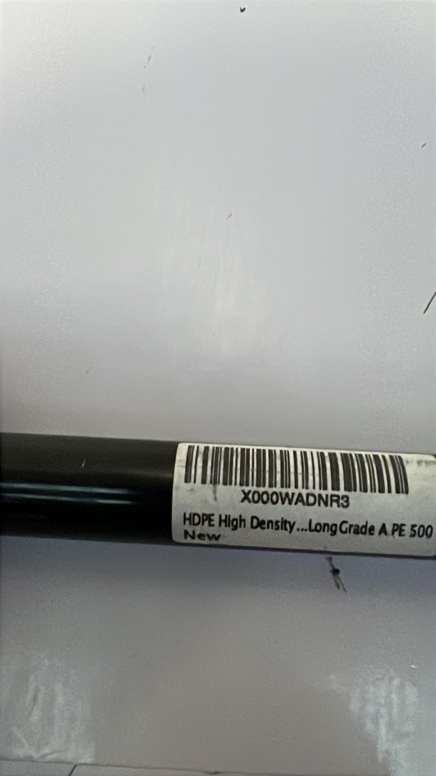 HDPE High Density Polyethylene Round Rod, Grade A PE 500