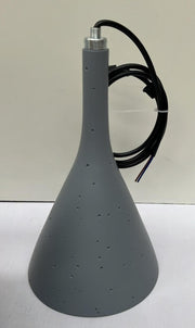 Vecys Pendant Lamp E27 Lamps Funnel Chandelier Faux Cement Resin Imitation