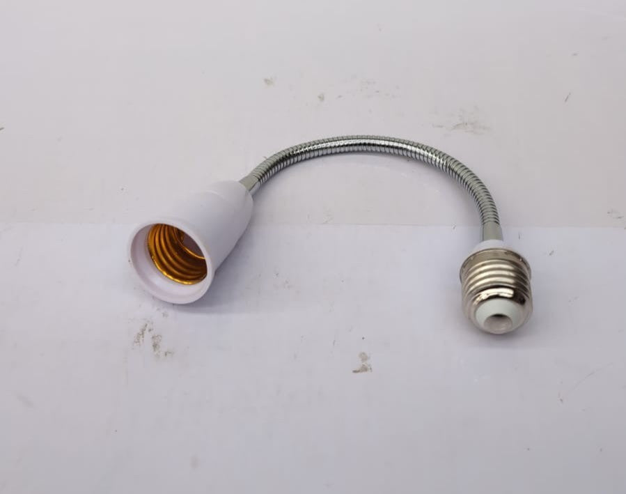 E27 Lamp Base Flexible Gooseneck Extension Adapter for Extension Light Bulb