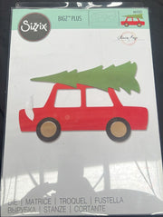 Sizzix Bigz Plus Die-Car & Tree by Olivia Rose, Multicolor, One Size
