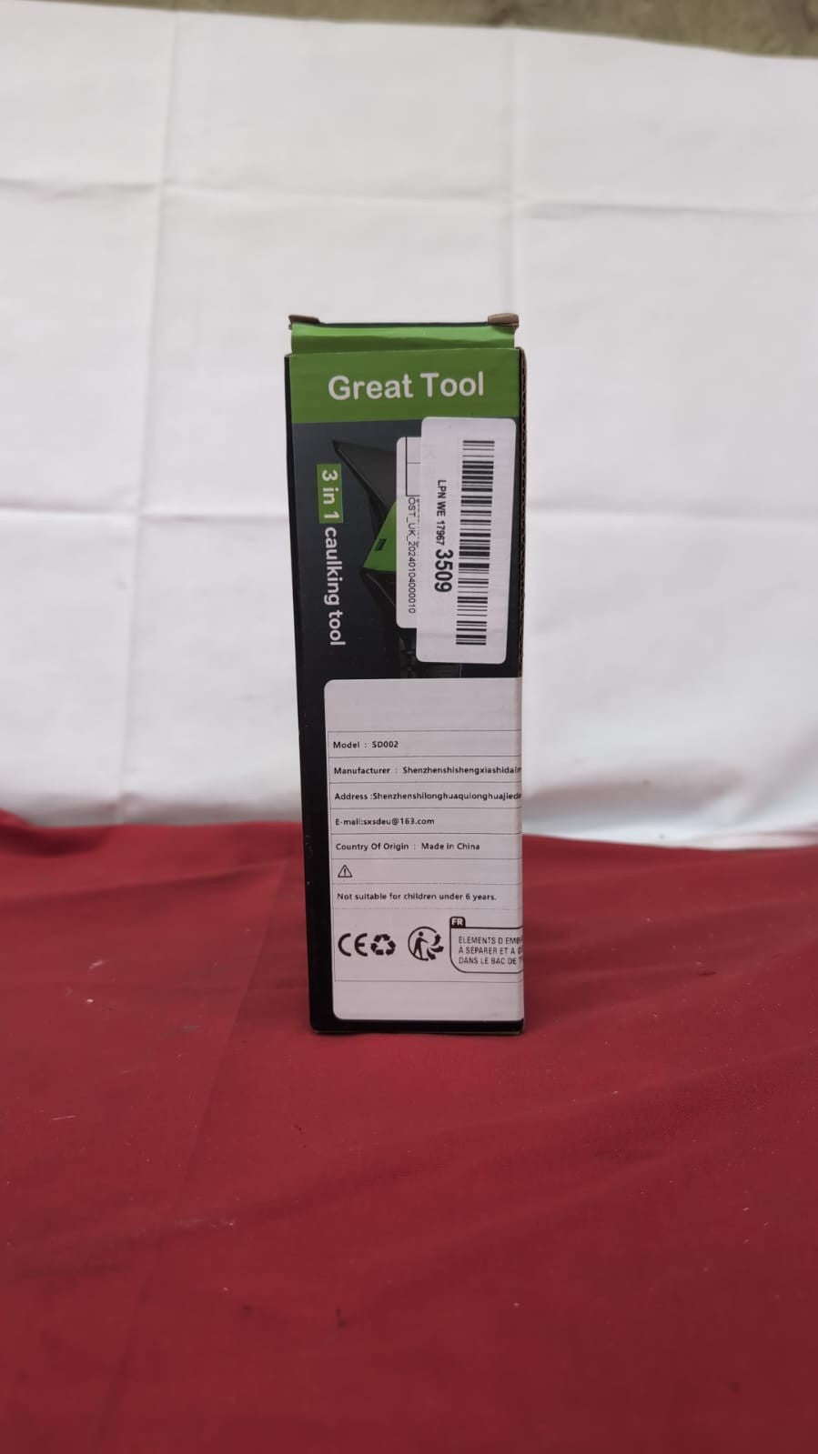 Caulking Tool 3 in 1 Sealant Finishing Tool Bathtub with Stainless Head, Remover