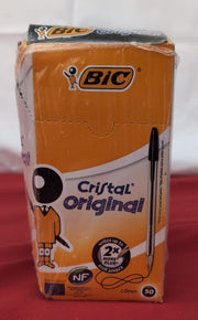 BIC Cristal Original Smudge Free Ballpoint Pens, Ideal (packaging damaged)