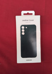 Samsung Official S22+ Leather Cover Black