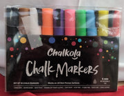 Chalk Pens for Blackboards, Pack of 10 Neon Colours Markers, (packaging damaged)