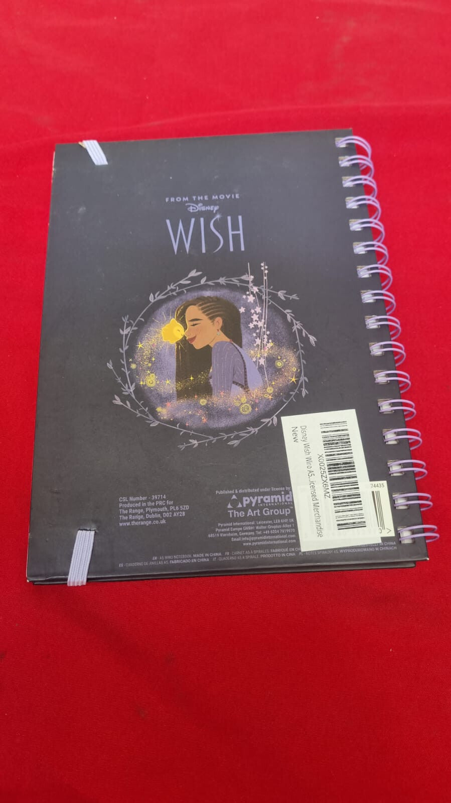 Disney Wish Wiro A5 Notebook - Shine On Design, Perfect Journal