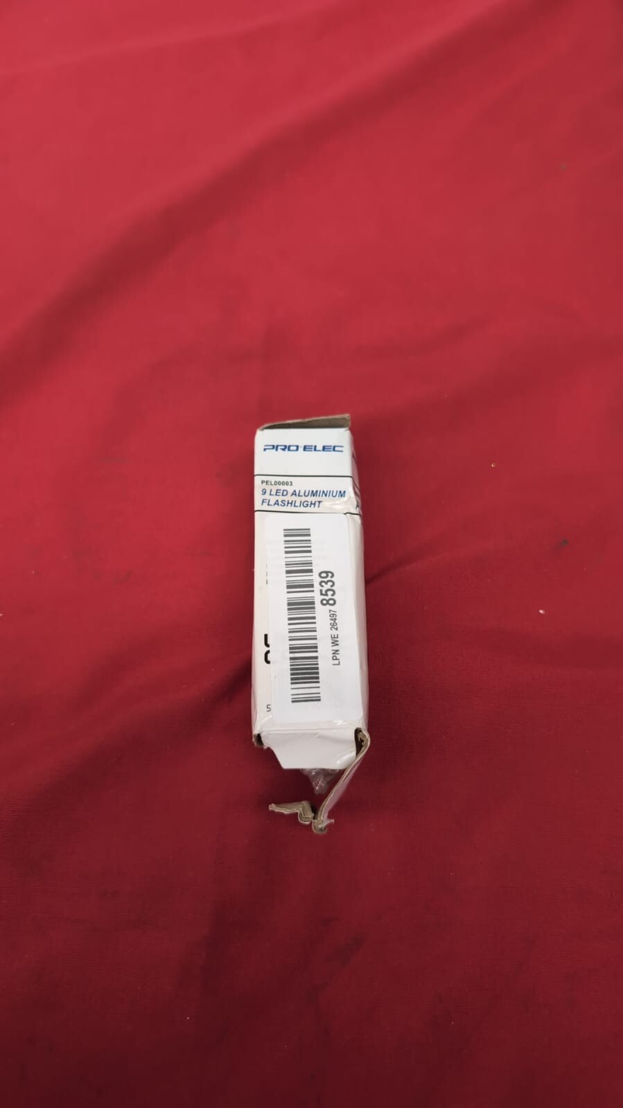 Value 9 LED Aluminium Torch Flashlight (box damaged)