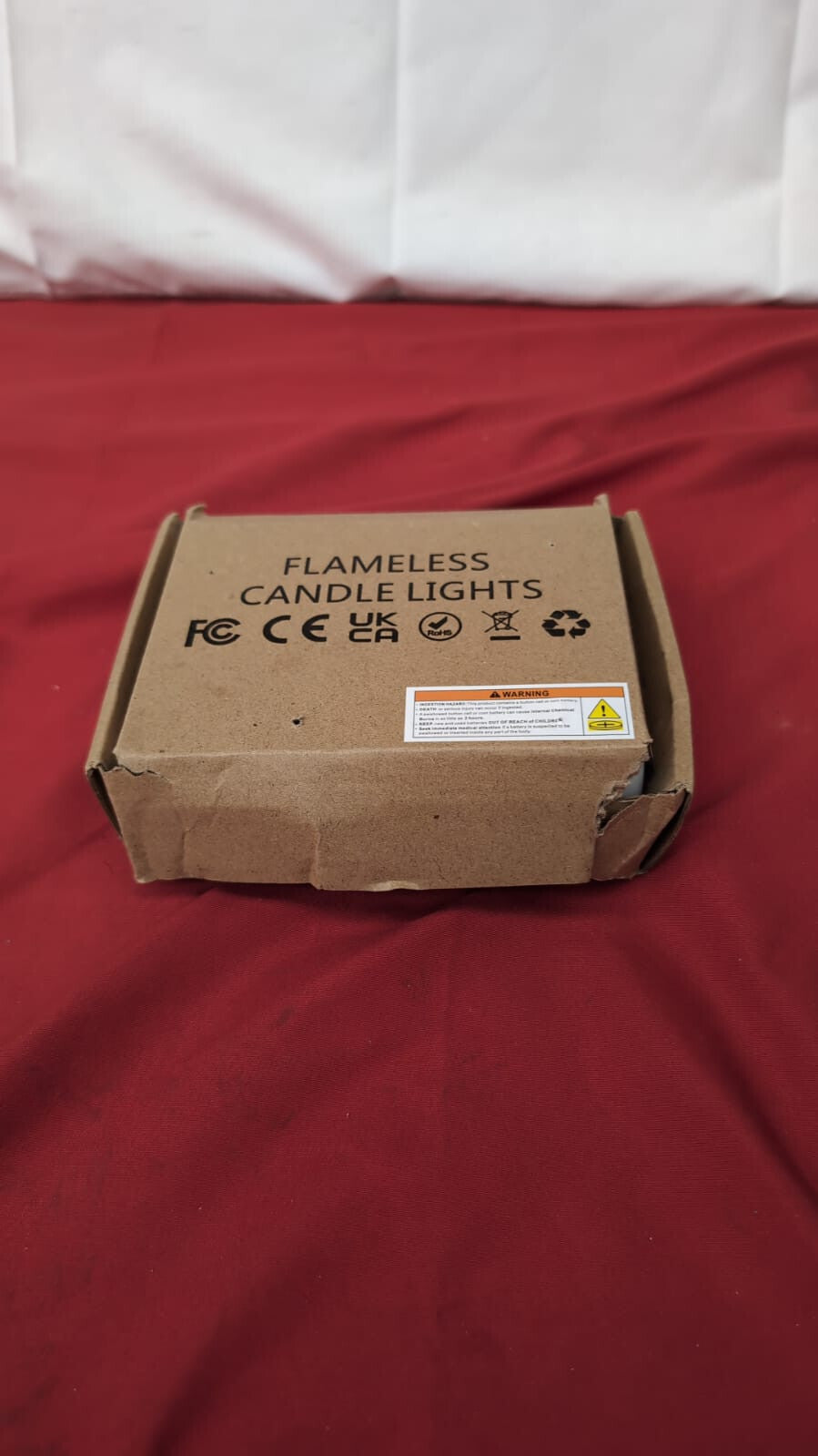 12 Pack Flameless LED Tea Lights Candles with Timer, Remote (packaging damaged)