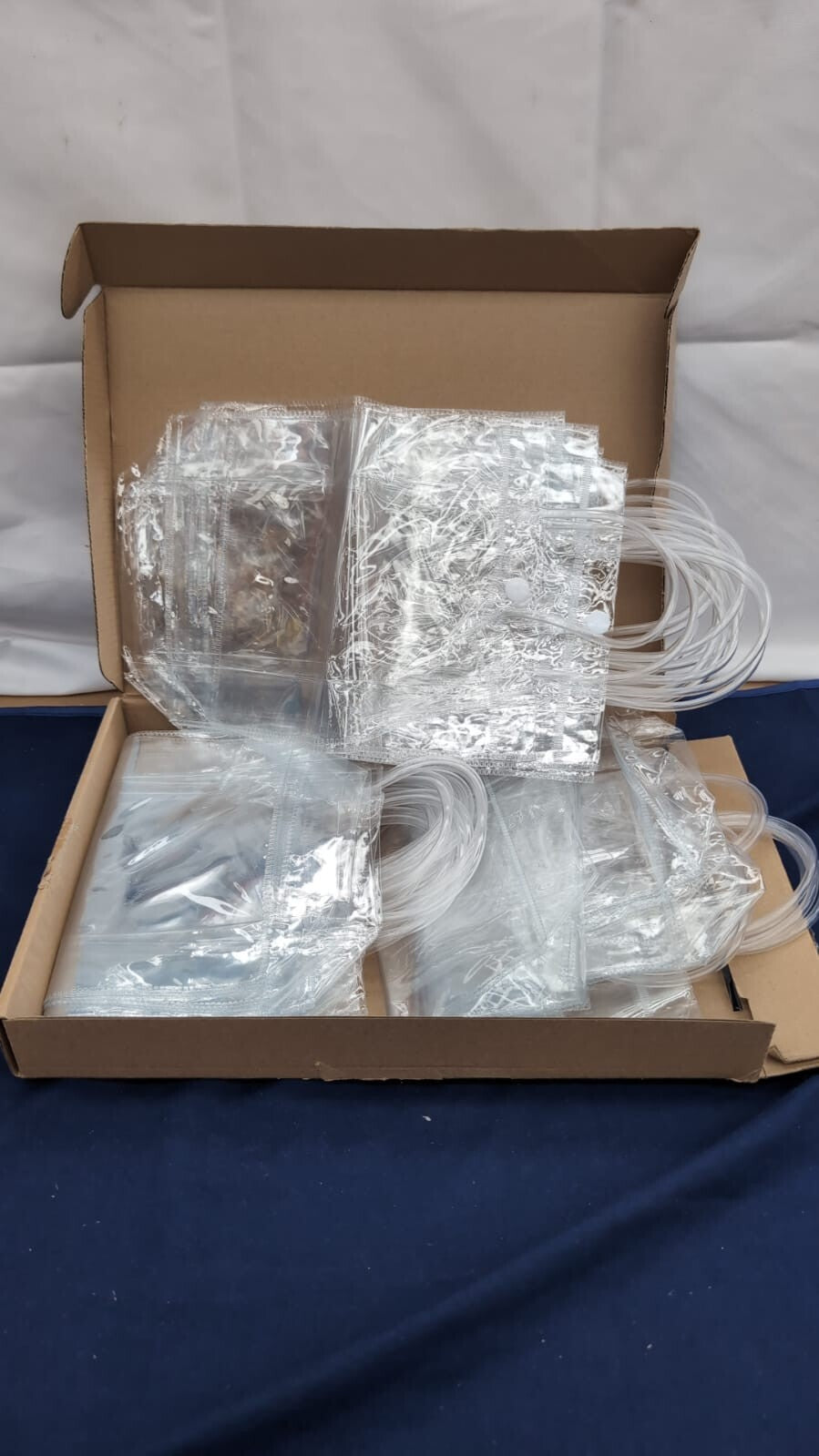 Practical Clear Tote Bag Exquisite Plastic PVC (25 pack - 22cm x 16cm)