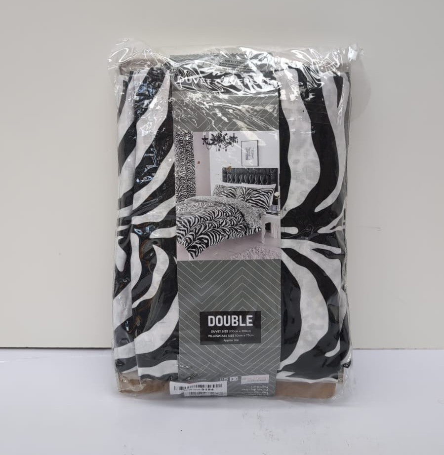 Zebra Bedding Double, Easycare Animal Quilt Cover Bedset, Comforter Cover Animal