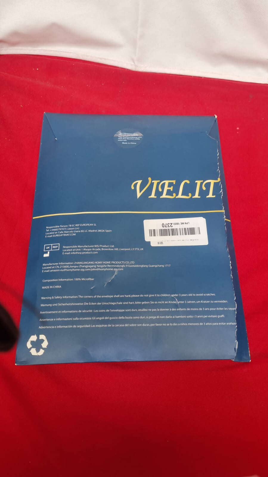 Vielit 2 Pack Satin Pillowcase for Hair and Skin,Soft as Silk (package damaged)