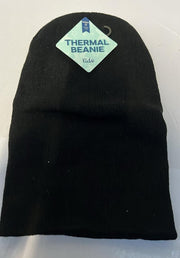 Kids Winter Thermal Lined Beanie Polyester Hat (22cm x 18cm x 2cm)