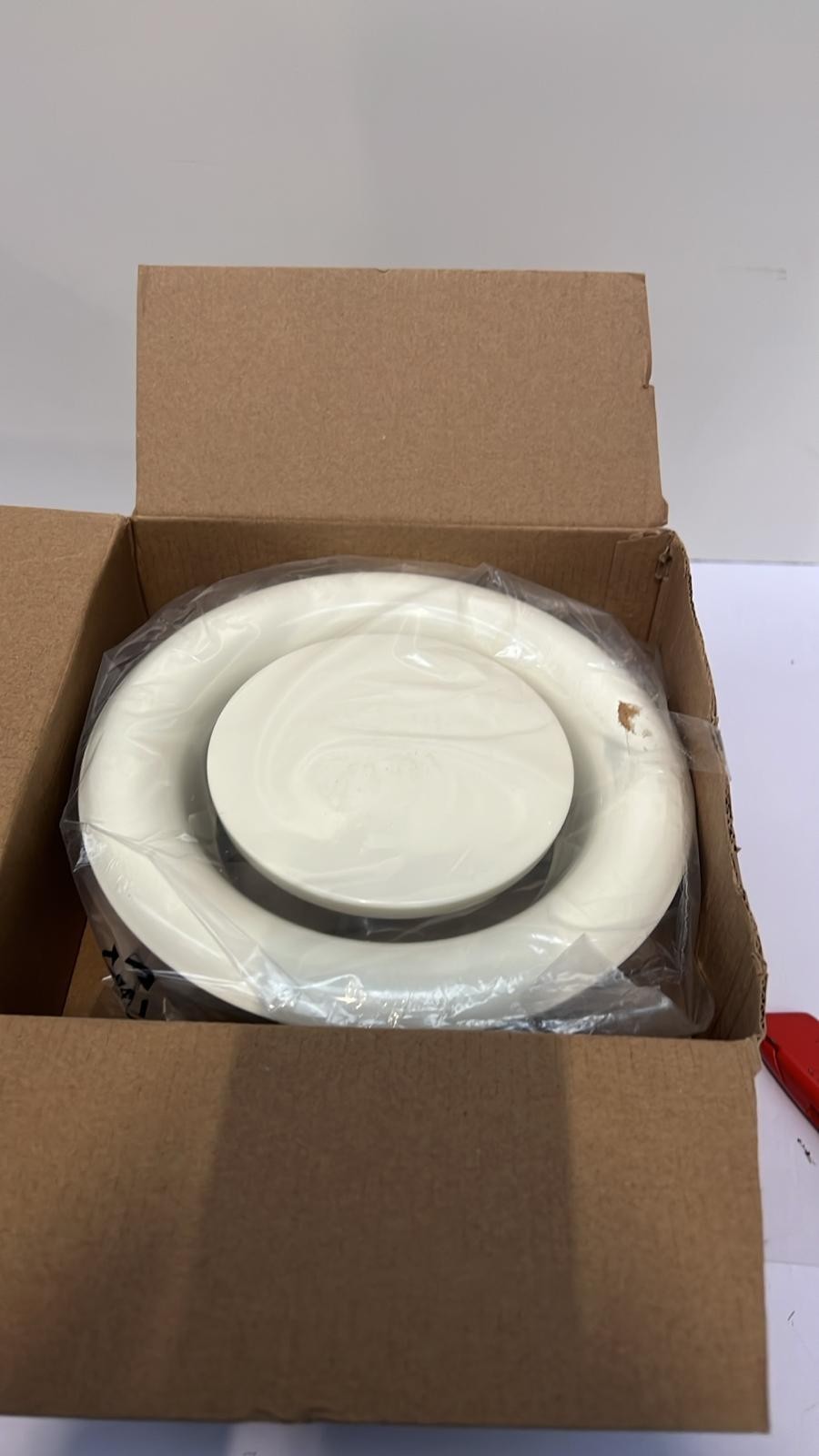 calimaero® TVSA Round Ceiling Vent Cover RAL9010