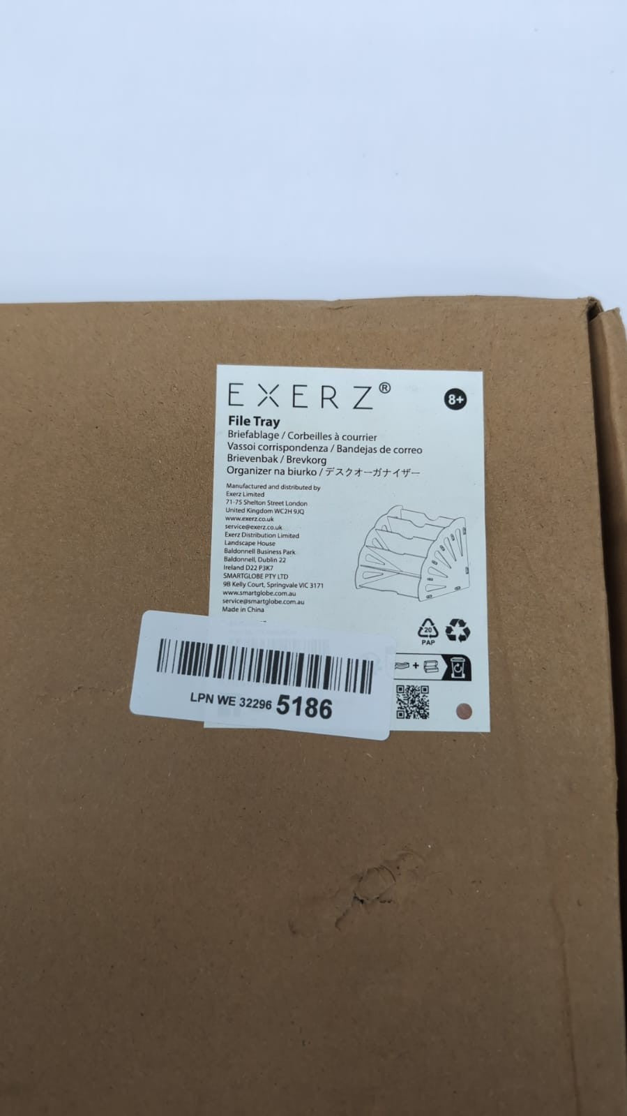 EXERZ Wooden Filing Trays, Large Wood Office Desk Stationery Expanding