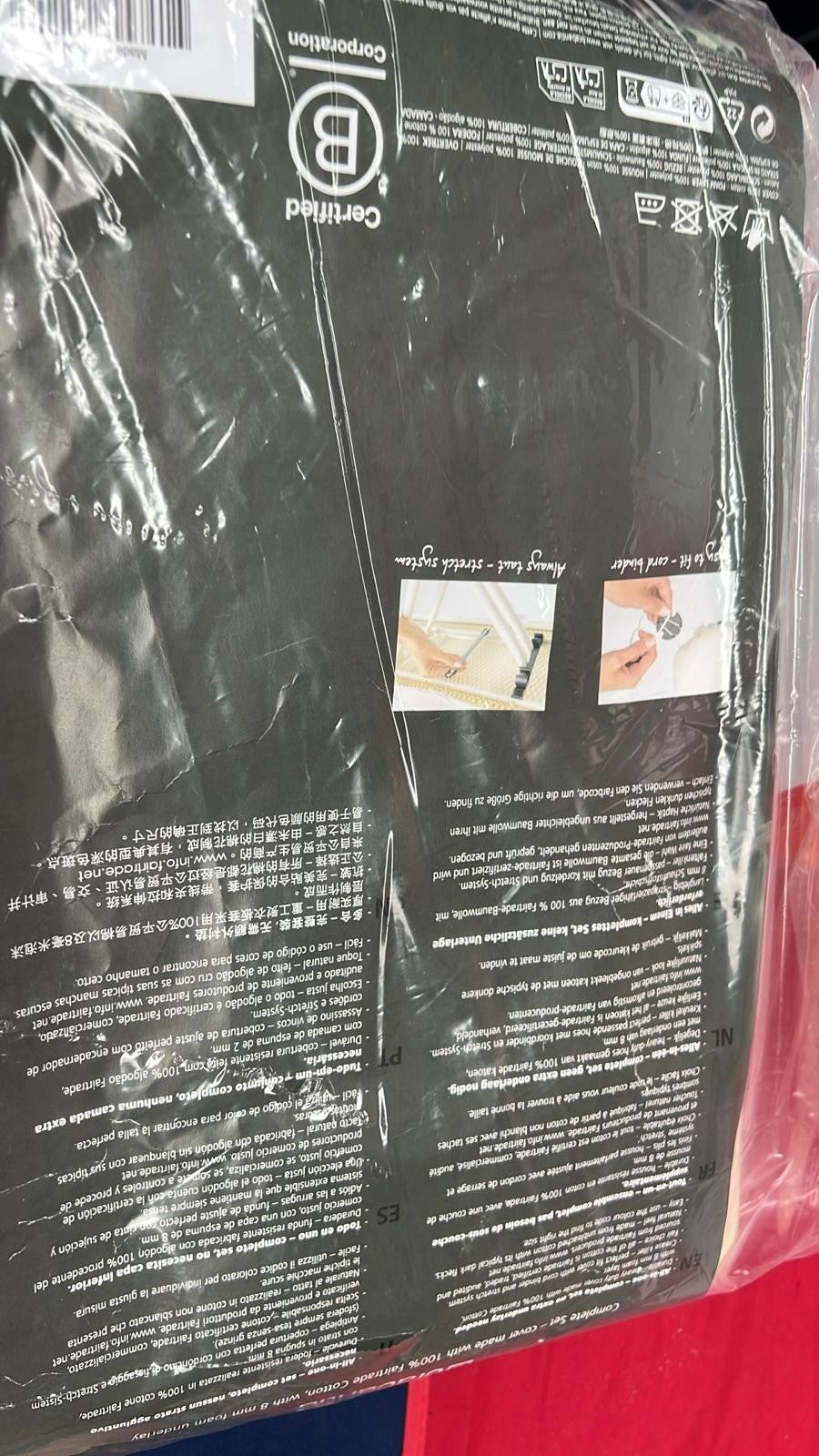 Brabantia  Ironing Board Cover D w/ Foam Padding, Fairtrade Cotton, New Dawn