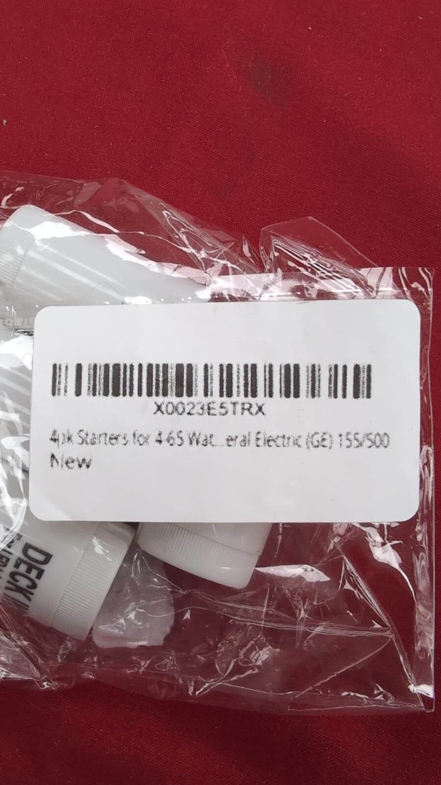 DECK INN Pack of 4 Starters 4-65 Watt Single Fluorescent Tube Lights (8 pack)