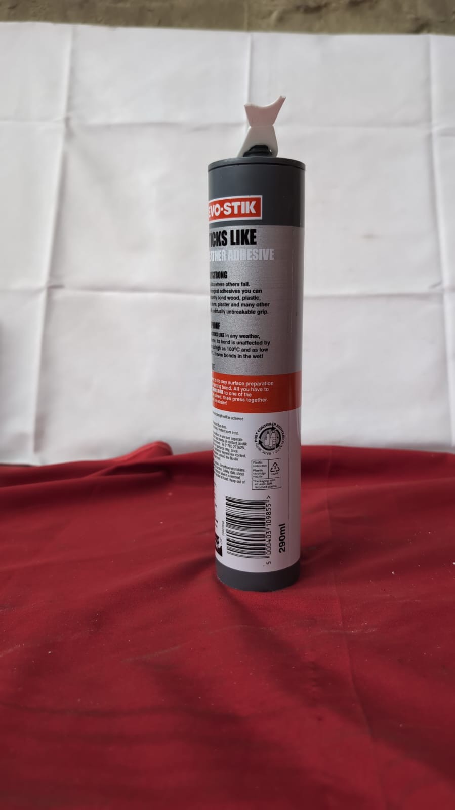 EVO-STIK Sticks Like Adhesive, All Weather Extreme Temperature & Movement  290ML