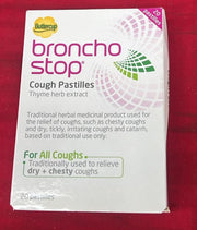 Bronchostop Cough (20 Pastilles) - Relief for All Types Including Chesty & Dry
