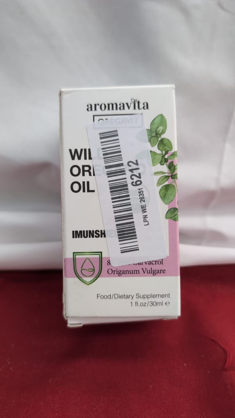 ImunShield Wild Oil of Oregano Organic Liquid Drops - Hand-Picked 30ml