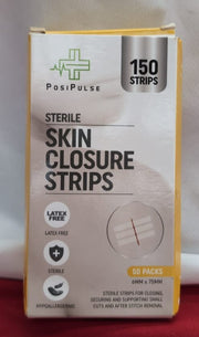 6mm x 75mm Sterile Skin Wound Closure Suture Strips for Lacerations, Incisions
