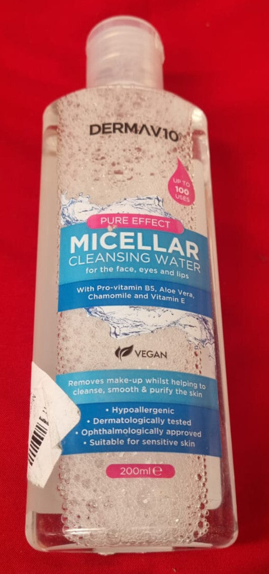 Derma V10 Micellar Cleansing Water 200ml