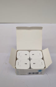 Meross Matter Smart Plug Mini with Energy Monitoring, 13A, 4 Packs