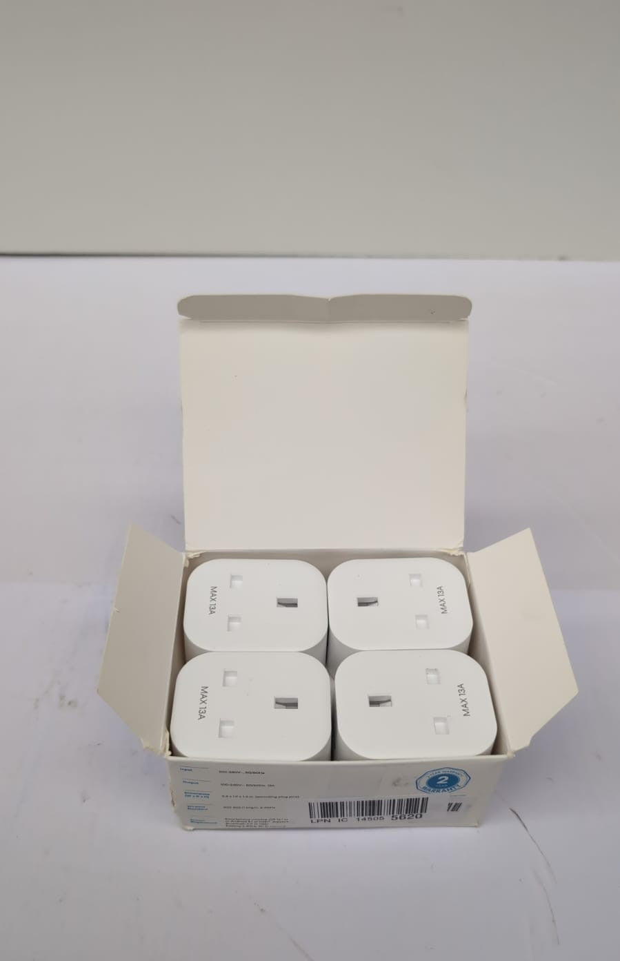 Meross Matter Smart Plug Mini with Energy Monitoring, 13A, 4 Packs