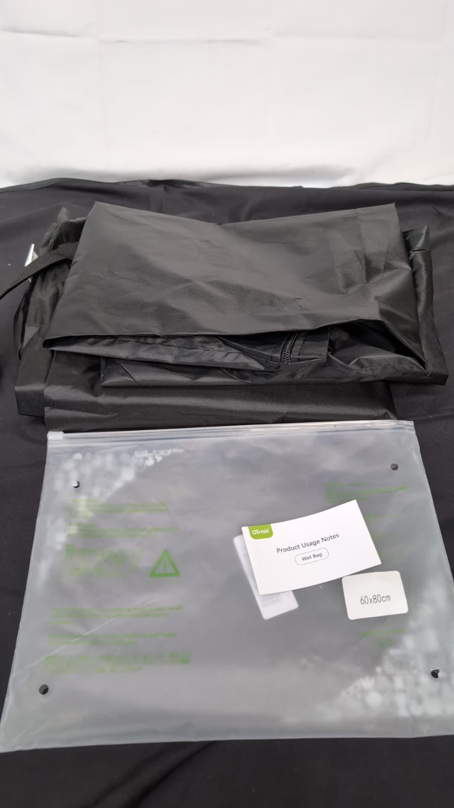 OTraki Wet Clothes Bag, Waterproof Laundry Bag Travel Wet Dry Bags 2PACK