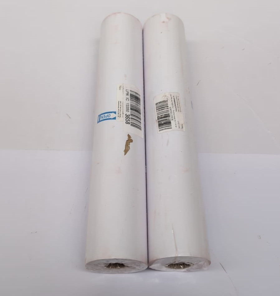 2 Rolls Drawing Paper Roll for Kids, 30 cm x 15cm White (packaging damaged)