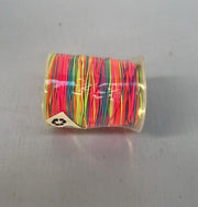 Alyvisun 1mm x 100m Rainbow Elastic String for Bracelets, Durable