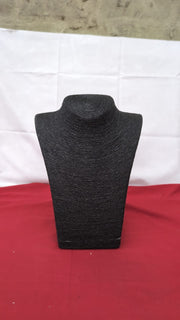 Woman Rope Mannequin Bust Jewelry Display Stand (scuff mark/loose back)