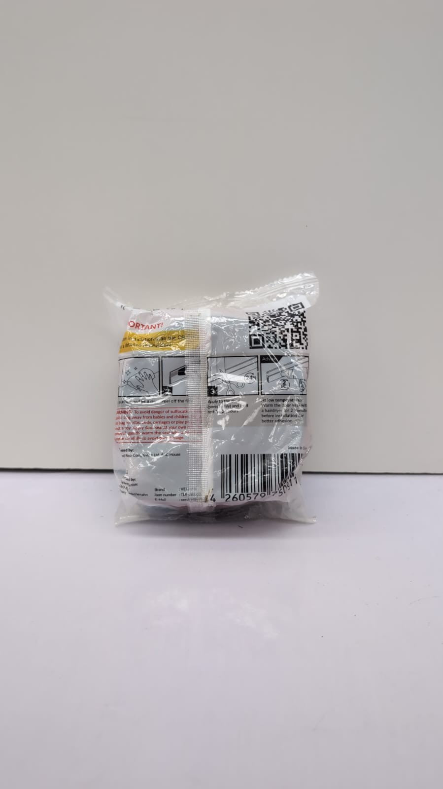 Vellure Premium Door Draft Excluder Strip  Door Seal 1M BROWN(PACKAGING DAMAGED)