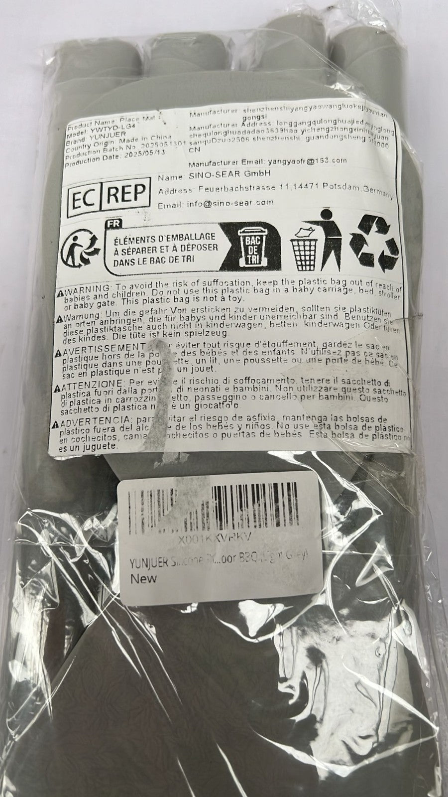 Silicone Place Mats and Washable (4 Pack)