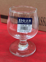 KING DEALAY Brandy Snifters Glass Set |Short Stem Balloon Glasses (8 Pack)