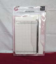 Mini Guillotine Paper Cutter, 4 x 6 inches, White/Pink(packaging damaged)