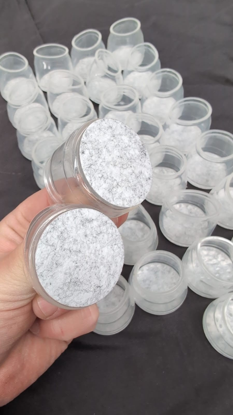 32 Pcs Chair Leg Floor Protectors, Silicone Chair Leg Covers Caps with Felt Pads