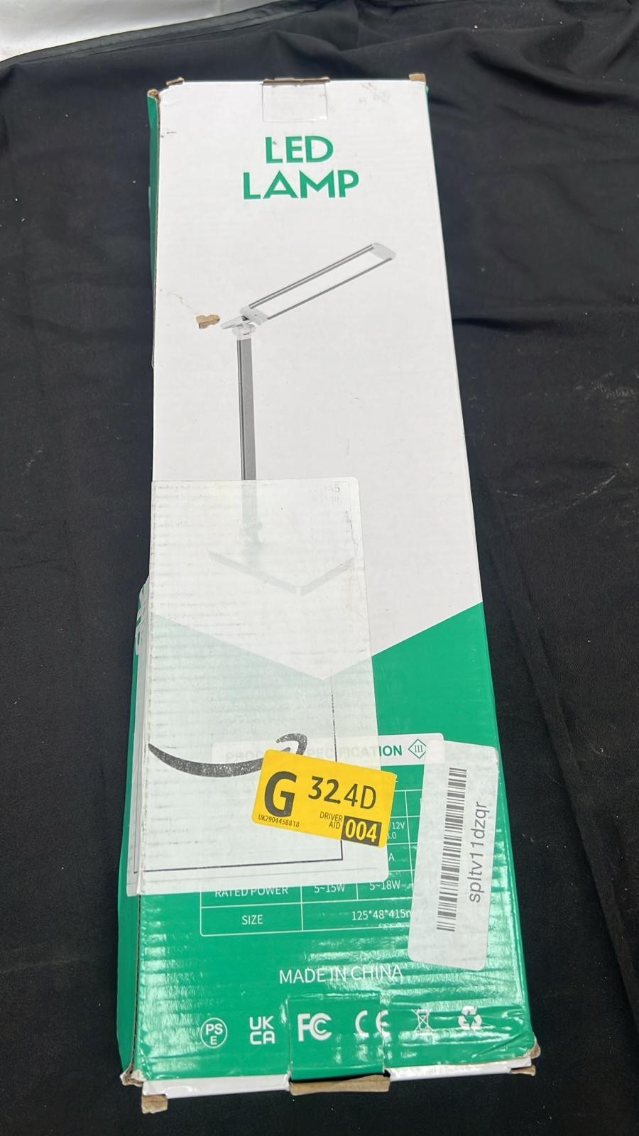 Desk Lamp Eye Caring LED Table Lamp Dimmable Bedside USB Charging( box damaged)