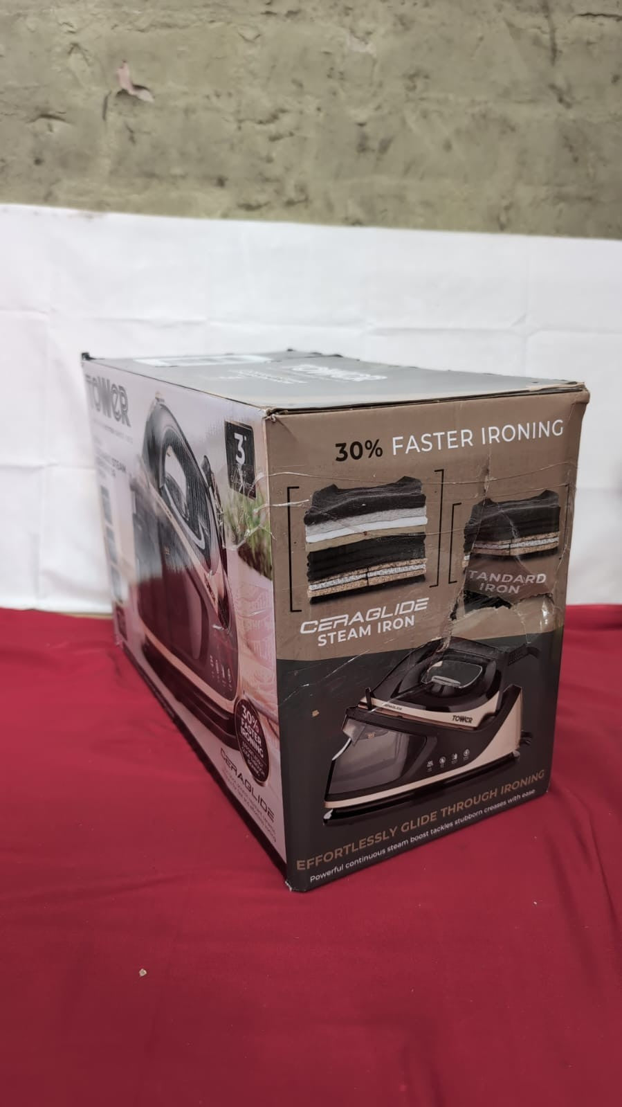 Tower T22023GLD Ceraglide Steam Generator with Steam Shot Button (BOX DAMAGED)