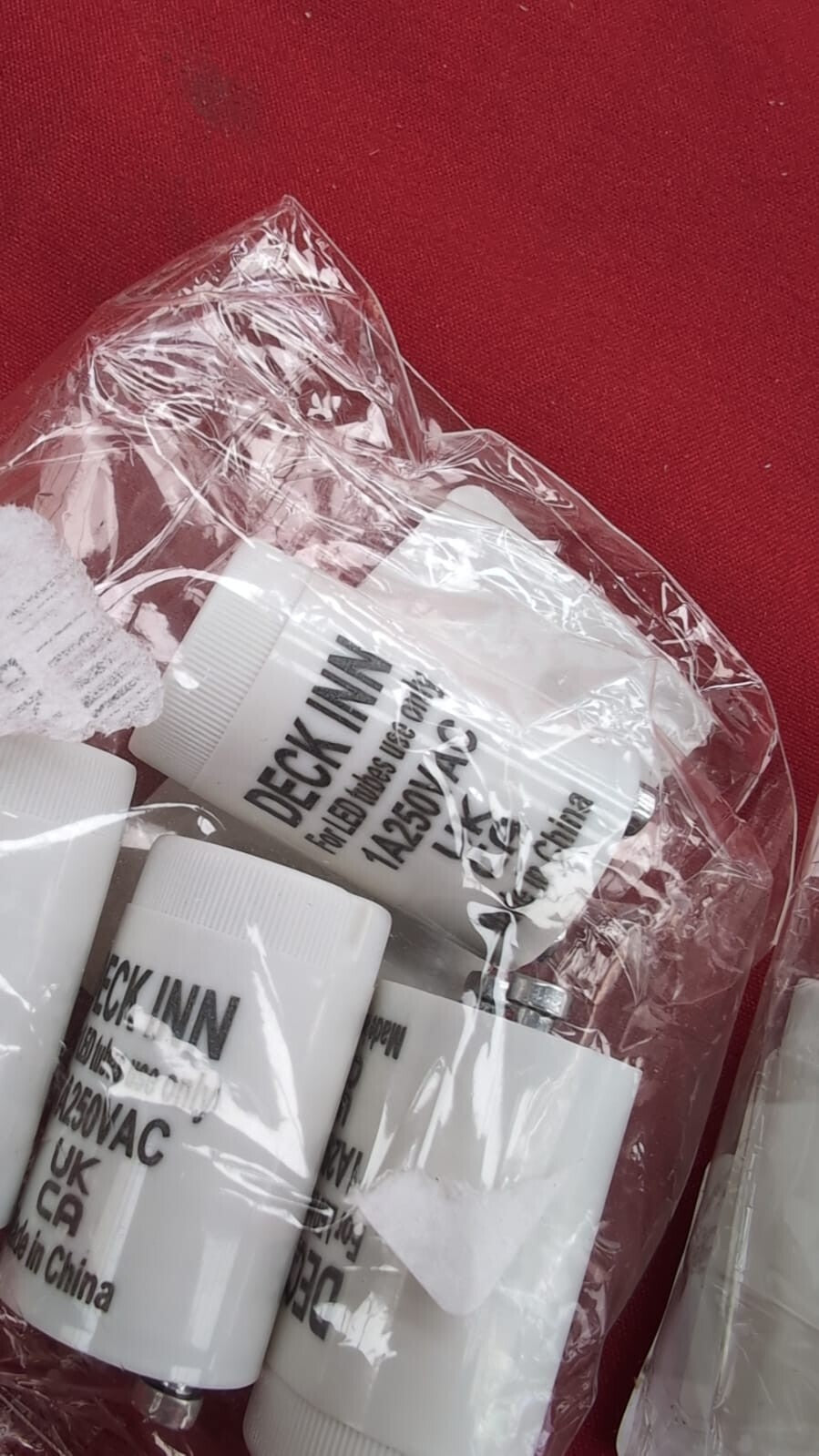 DECK INN Pack of 4 Starters 4-65 Watt Single Fluorescent Tube Lights (8 pack)