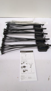 PATIOPIA Solar Lights Outdoor Garden, 60 LED Firefly  Lights 5Pack(box damaged)