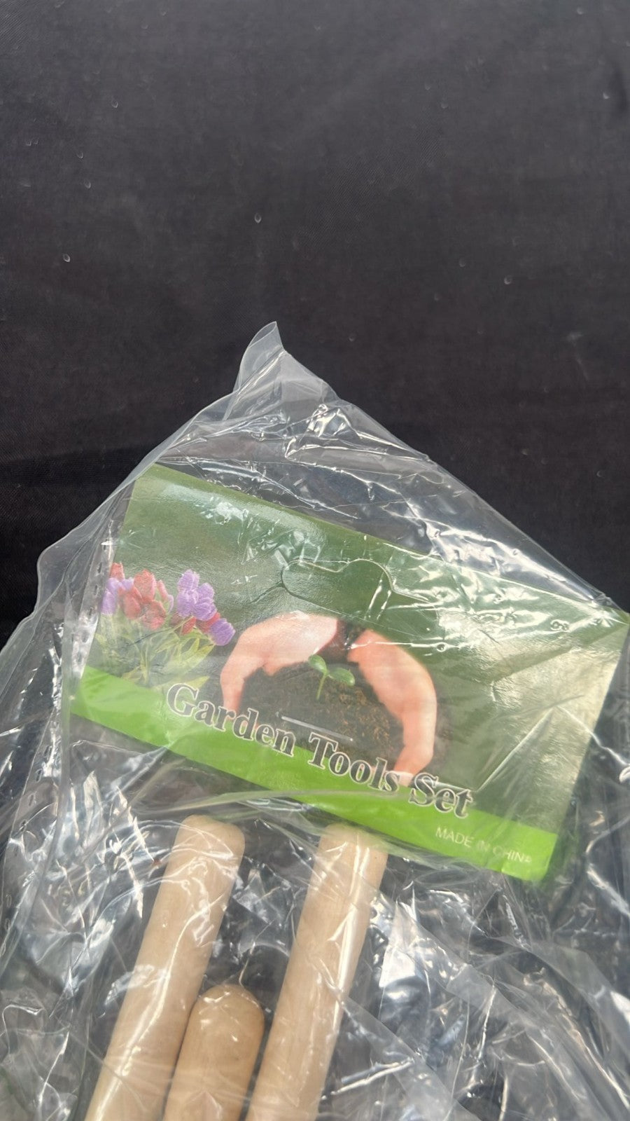 6 PACK Hanging Plant Pot Metal Flower Pots,  with gardening tools