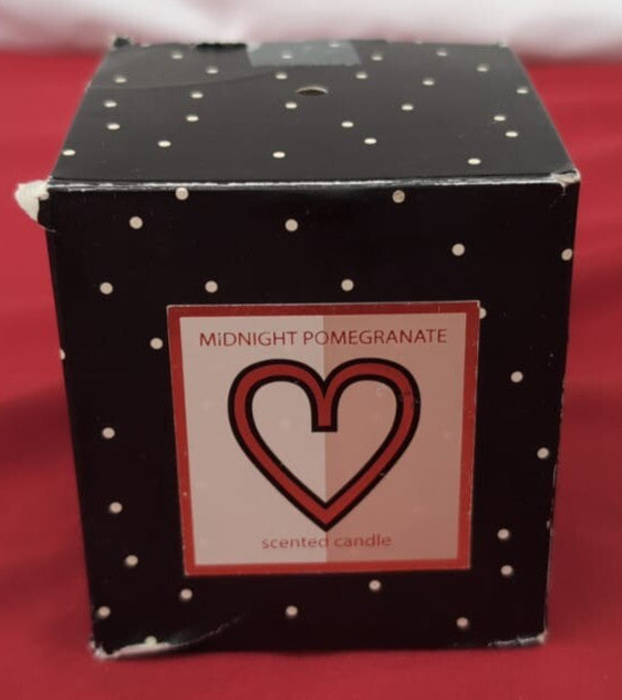 Scents&Words Personalised Candle, Heart Symbol, Luxury (box damaged)