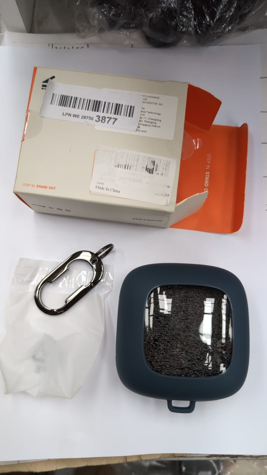 SURITCH Clear Case Compatible with Beats Fit Pro Cover (Navy)