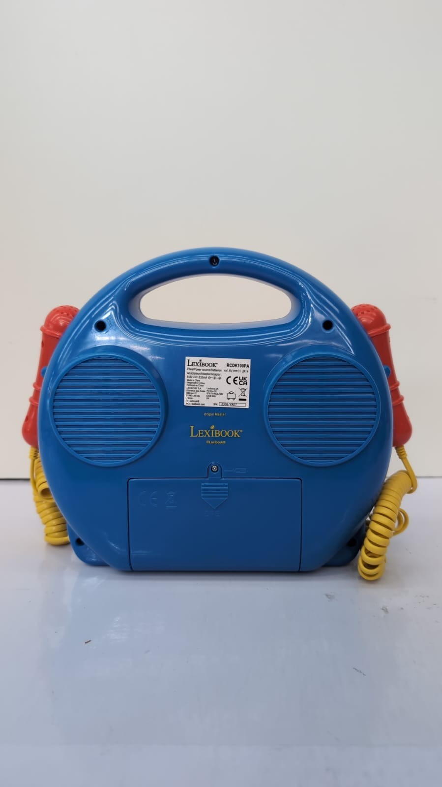 Lexibook, Paw Patrol, Portable CD player with Microphones, Music Player(USED)