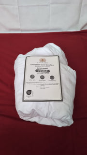 Fitted Sheet Double, White , Deep Pocket  (35 cm) (Packaging Damaged)