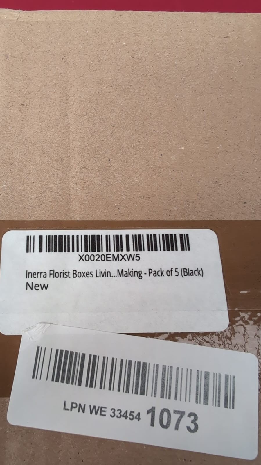 Inerra Florist Boxes Living Vases for Flowers and Bouquet Box Making - Pack of 5