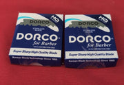 100 Premium Quality DORCO Single Edge Razor - Ultra-Sharp, (2pack)