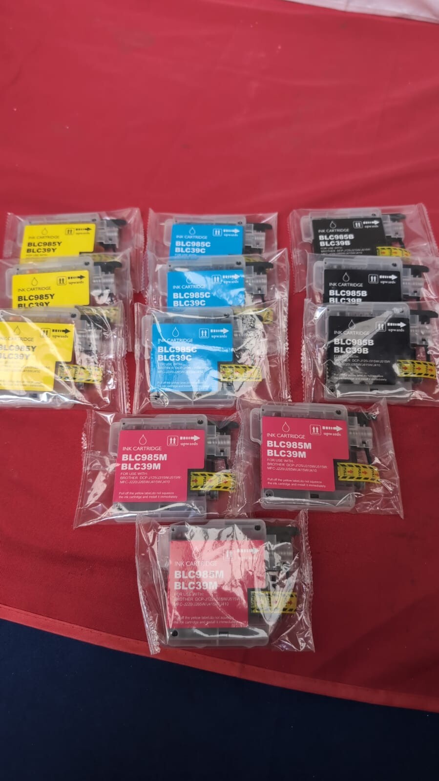 Compatible Ink Cartridge Replacement for Brother BLC985 BLC39 (12PACK)